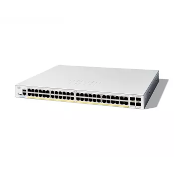 Pārvaldāmais komutators Cisco Catalyst 1300-48P-4G 48 portu GE PoE 4x1GE SFP