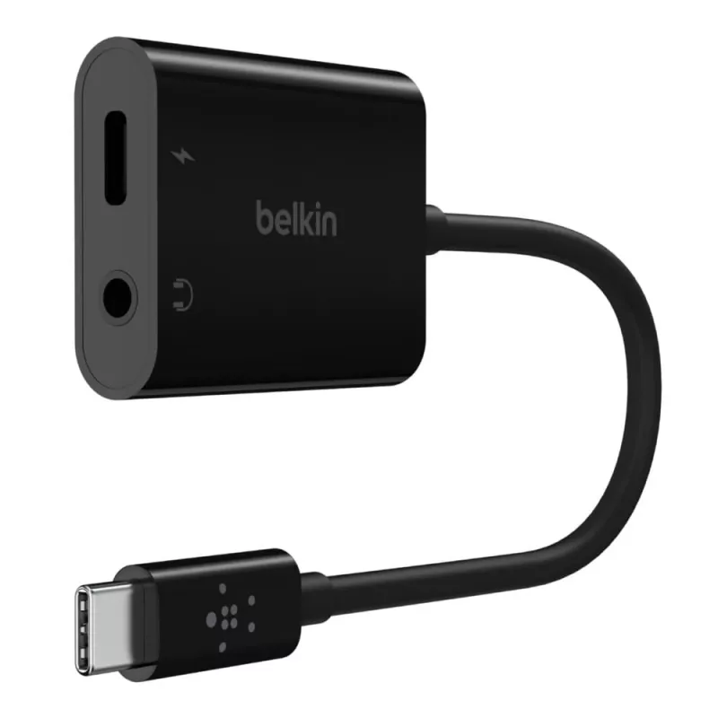Belkin NPA004BTBK saskarnes centrmezgls USB 3.2 Gen 1 (3.1 Gen 1) Type-C Melns
