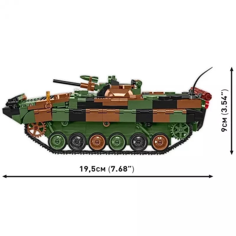 Bloku komplekts Cobi Armed Forces BWP-1 2630 — Polijas/Ukrainas amfībijas kājnieku kaujas mašīnas modelis