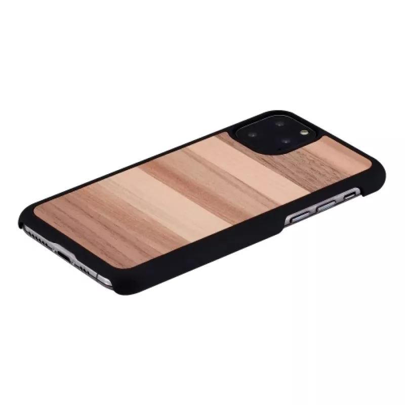 Viedtālruņa maciņš man and wood iPhone 11 Pro — melnas smilts krāsa, aizsargapvalks