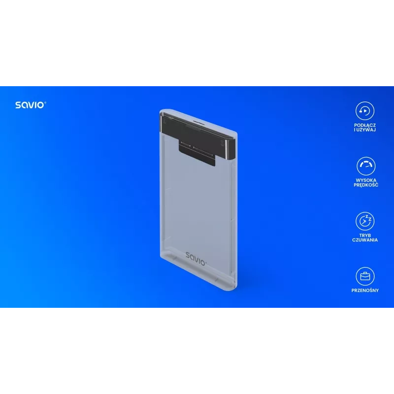 HDD/SSD korpuss Savio AK-66