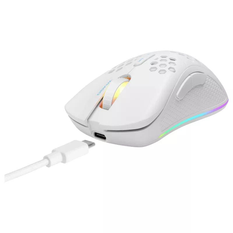 Spēļu pele Deltaco GAM-120-W RF Wireless USB Type-C