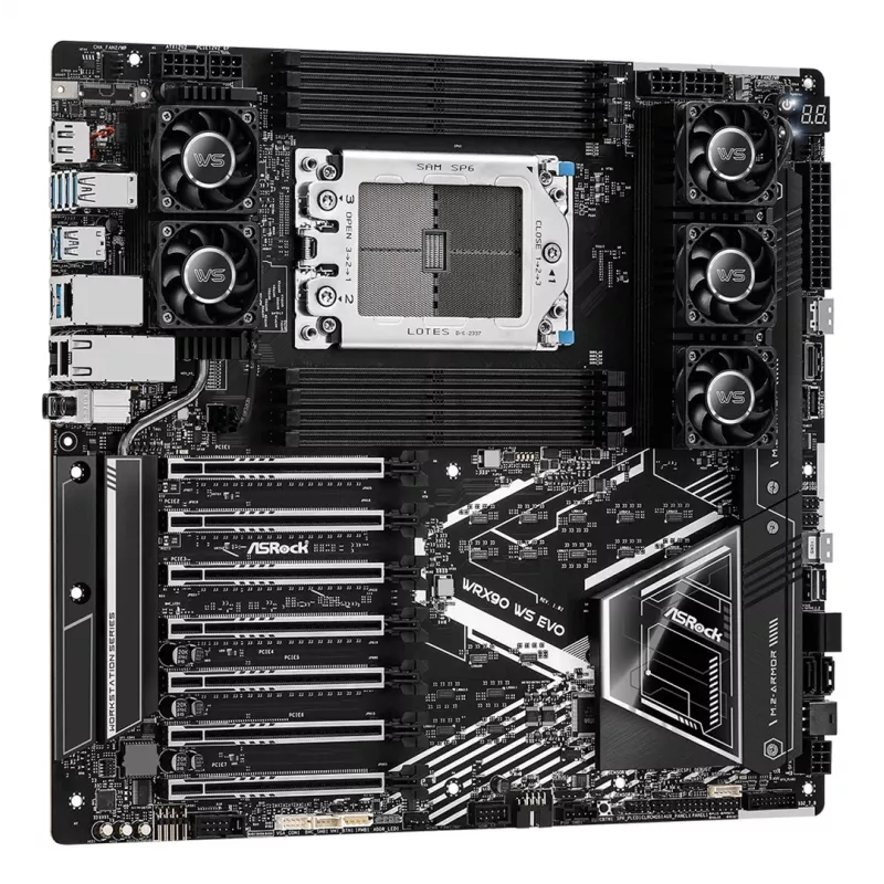 ASRock WRX90 WS EVO mātesplate AMD WRX90 Socket sTR5 EEB