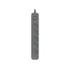 TRACER Power Line+ 5m Graphite pārsprieguma aizsargs (5 kontaktligzdas)