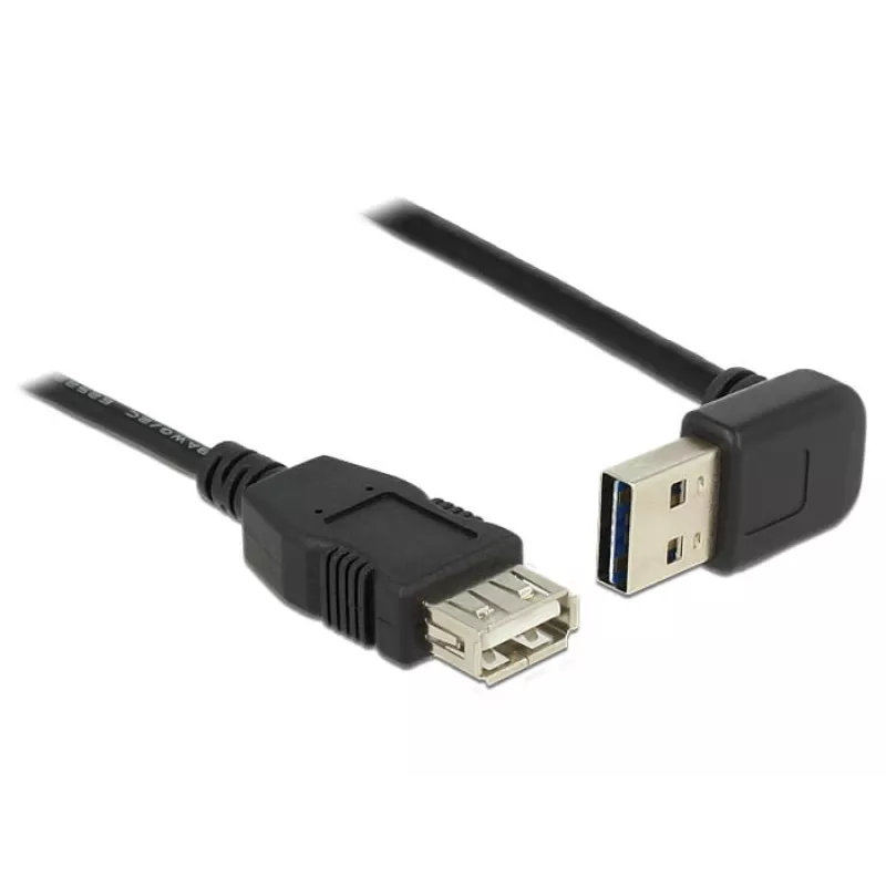 USB kabelis DeLOCK 1m USB 2.0-A uz USB 2.0-A melns