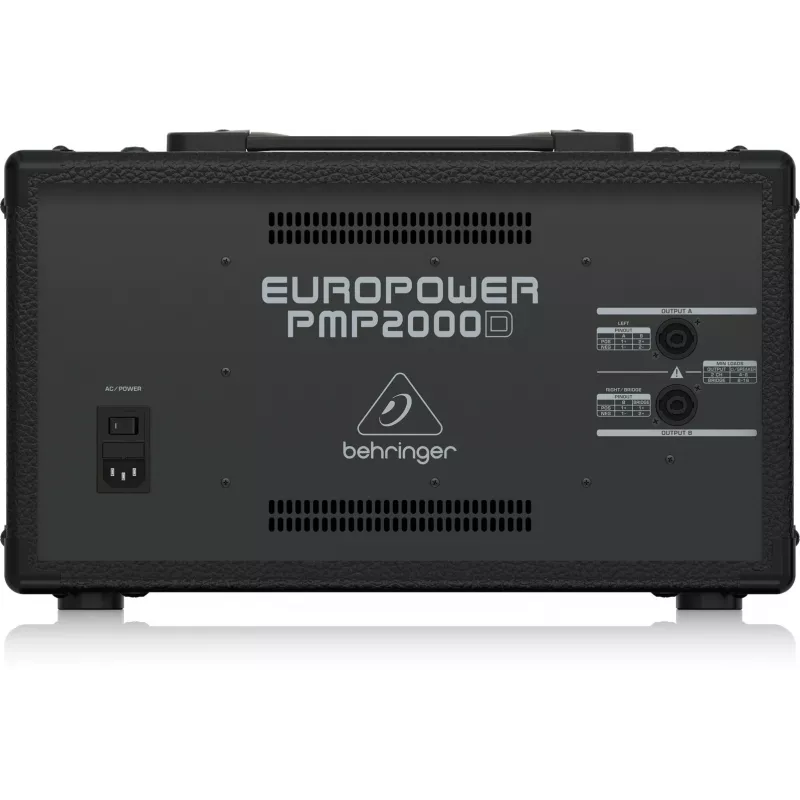 Behringer PMP2000D audio mikseris 14 kanāli 2000 W melns