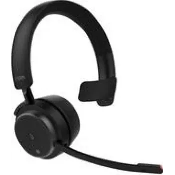 Austiņas Snom 00004658 bezvadu Bluetooth rokas lietošanai zvaniem un mūzikai, 30 m diapazons, melnas, supraaurālas