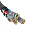 Baseus Unbreakable USB C uz iP kabelis 2 m 20 W Melna