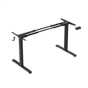 Elektriski regulējama galda pamatne Mark Adler MA-XENO 4.5 melna, augstums 73–119 cm, maks. slodze 100 kg, platums 95 cm