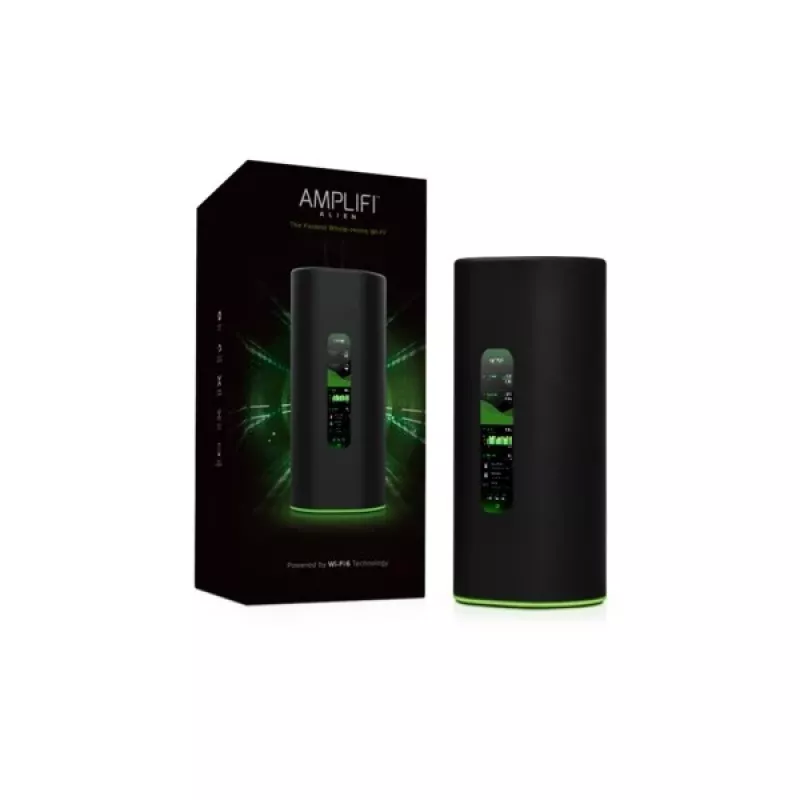 AmpliFi Alien bezvadu maršrutētājs Gigabit Ethernet divjoslu (2,4 GHz / 5 GHz) melns, zaļš