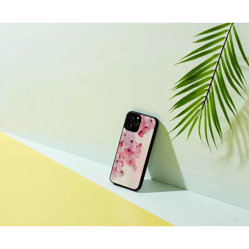Aizsargmaciņš iKins Apple iPhone 12 / 12 Pro — ķiršu ziedu dizains