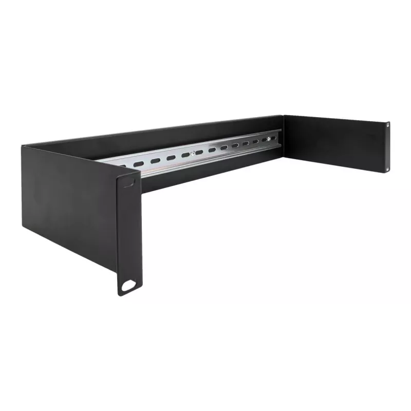 Kabeļu sliede DeLOCK 66884 melna 180 mm platums 482 mm dziļums 90 mm augstums