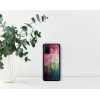 Telefona maciņš iKins Samsung Galaxy S20+ — ūdens zieda dizains, melns