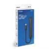 USB 3.0 4-portu saskarnes centrmezgls SAVIO AK-71 ar USB-C resursdatora pieslēgvietu, 5000 Mbit/s, 2 gadu garantija