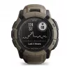Garmin Instinct 2X Solar Tactical Edition 2,79 cm (1,1) MIP 50 mm Digital 176 x 176 pikseļi Skārienekrāns Zaļš GPS (satelīts)