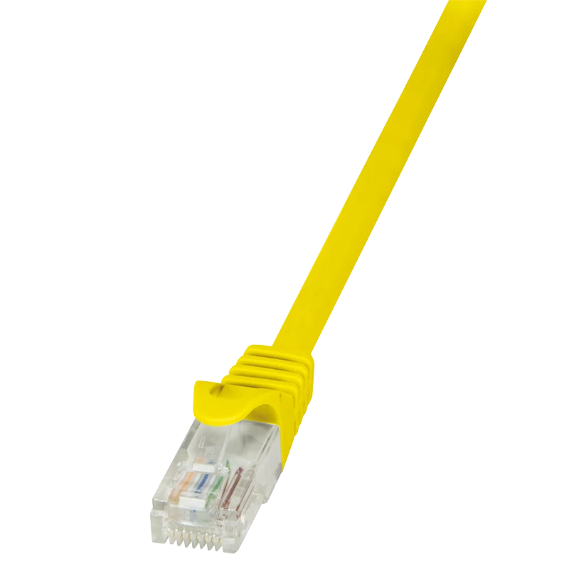 Tīkla kabelis LogiLink 1m RJ-45 Cat5e Dzeltens