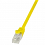 Tīkla kabelis LogiLink 1m RJ-45 Cat5e Dzeltens