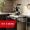Virtuves skapīša paplašinājums MACLEAN MC-497 lifts augšējiem skapīšiem, paceļamais mehānisms