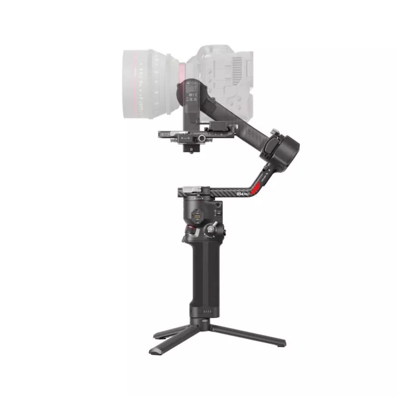 Rokas kameras stabilizators DJI RS 4 Pro Melns oglekļa šķiedra 360° pan