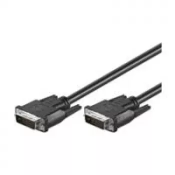 Wentronic Goobay DVI-D FullHD kabelis Dual Link, melns, 2 m - DVI-D spraudnis Dual-Link (24+1 kontakts) > DVI-D spraudnis Dual-Link (24+1 kontakts) (50851)