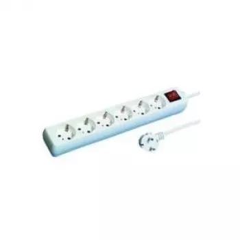 Pārsprieguma aizsargs REV 512360555 Balts 6 maiņstrāvas rozetes 250 V 1,4 m