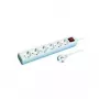 Pārsprieguma aizsargs REV 512360555 Balts 6 maiņstrāvas rozetes 250 V 1,4 m