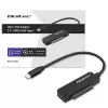 QOLTEC SATA adapteris 52269 2,5 collu diskam uz USB-C, atbalsta līdz 2TB