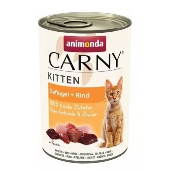 ANIMONDA Carny Kitten liellopu gaļa ar mājputniem - mitrā kaķu barība - 400g