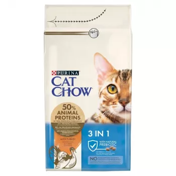 Purina CAT CHOW kaķu sausā barība 1.5 kg Pieaugušiem tītars