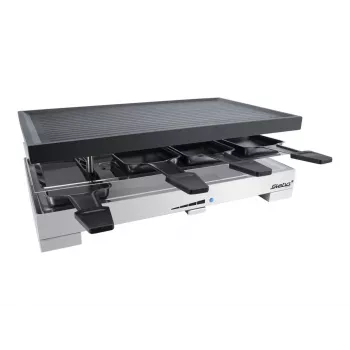 Steba RC 68 - Raclettegrills - 1,2 kW - Melns/nerūsējošais tērauds