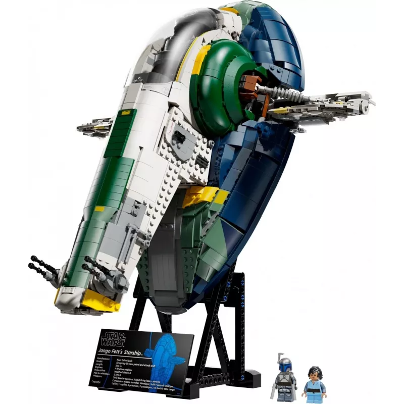 LEGO STAR WARS 75409 Jango Fetta Firespray klases zvaigžņu kuģis