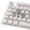 Ducky One 3 RGB tastatūra spēlēm, USB, QWERTY, ASV angļu, balta