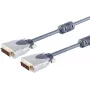 Video kabelis ShiverPeaks DVI 24+1, 2,0 m, DVI-D (dual-link) vīr. pret vīr.
