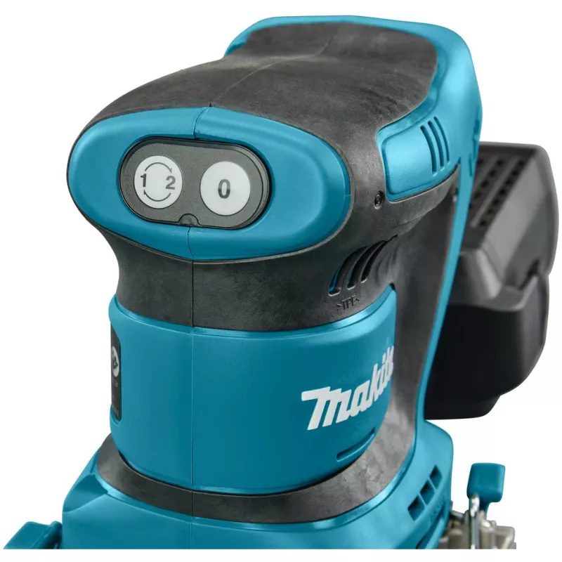 Makita DBO484Z portatīvā slīpmašīna Ekscentriskā slīpmašīna 14000 OPM Melna, Zila