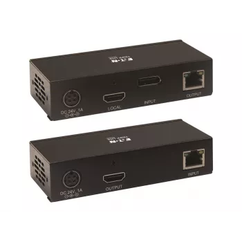 Eaton Tripp Lite Series DisplayPort uz HDMI pagarinātāja komplekts pa Cat6 ar KVM atbalstu, 4K 60Hz, 4:4:4, USB, PoC, HDCP 2.2, līdz 230 pēdām, TAA - Paplašinājums video/audio, HDMI, Di