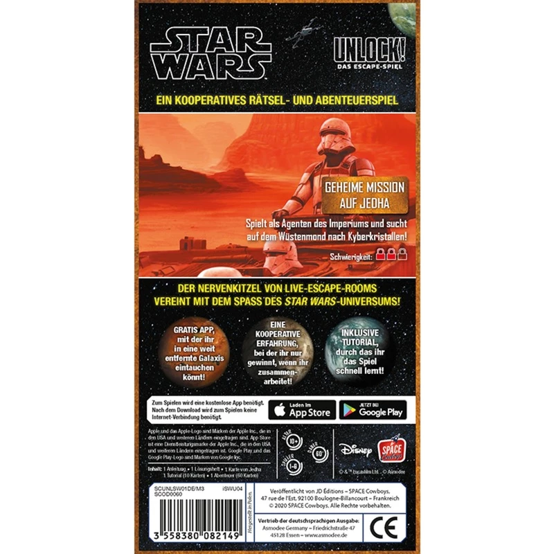 Unlock - Slepenā misija uz Jedha, ballīšu spēle