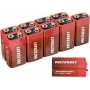 VOLTCRAFT 6LR61 9 V blokbaterija Alkali-Mangan 550 mAh 9 V 10 gab. (VC-12629385)
