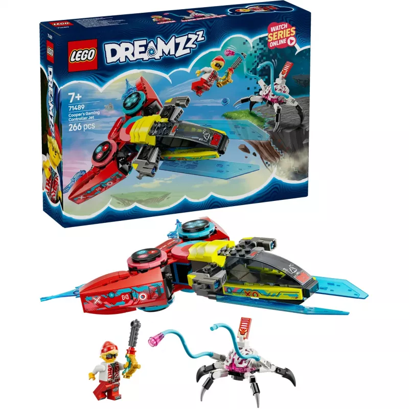 Lego 71489 DREAMZzz Coopers lidojošais videospēļu kontrolieris, konstrukcijas rotaļlieta