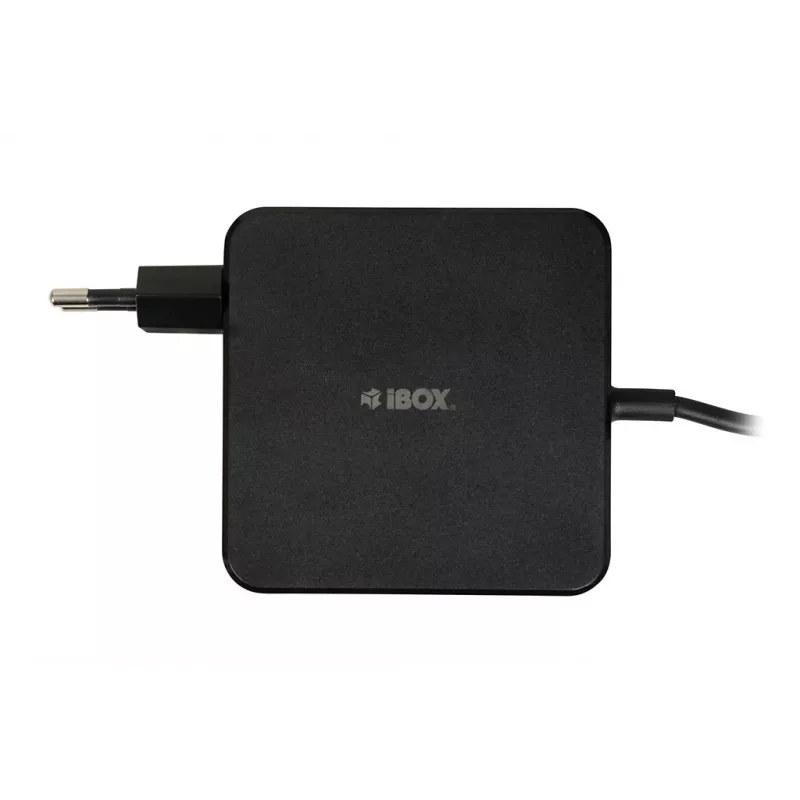 Strāvas adapteris IBOX IUZ100TC 19V 3.42A (100W) USB-C izeja, 2 m kabelis, melns