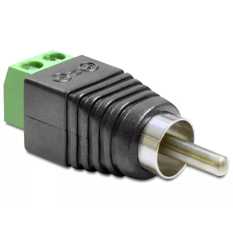 RCA savienotāju adapteris DeLOCK 65417 Melns Zaļš Sudrabains