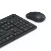 Bezvadu tastatūras un peles komplekts WKM-100 melns