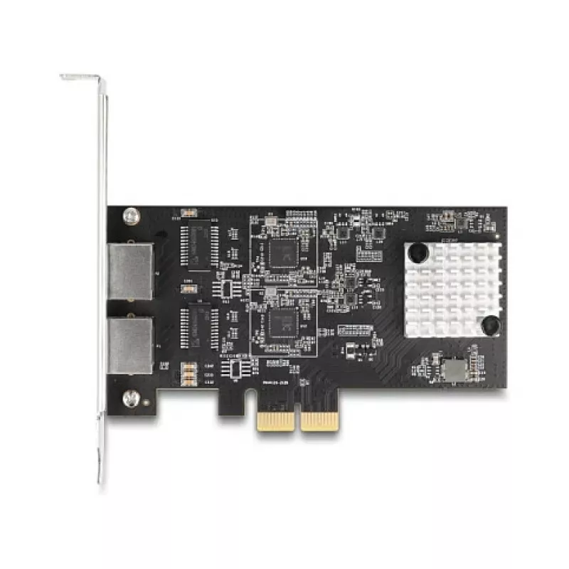DeLOCK 81261 PCI Express x2 tīkla karte, 2 x RJ45 5 Gigabit LAN