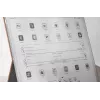 Tastatūras futrālis Onyx Boox Note Max un Tab X C — brūns aizsargājošs vāciņš ar integrētu tastatūru