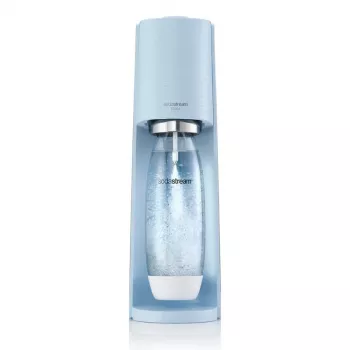 SodaStream Soda Maker Terra gaiši zils QC ar CO2 un 1L PET pudeli