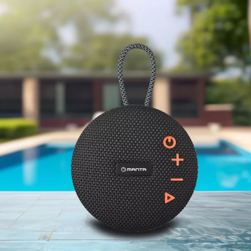 Portable Speaker Manta SPK02GO, Melns