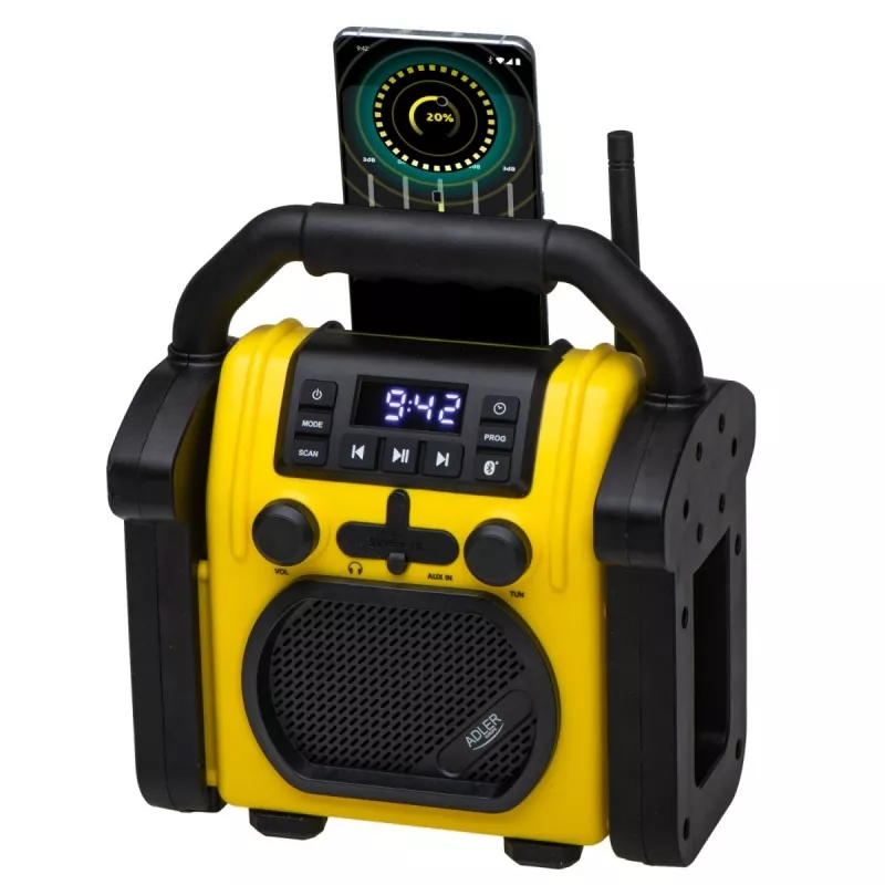Būvlaukuma radio ar Bluetooth - IPX 54 Adler Adler