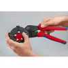 Knipex 97 33 02 kabeļu presēšanas knaibles Presēšanas rīks Zila, Sarkana