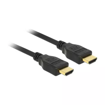 HDMI kabelis DeLOCK 84713 1 m A tipa vīrišķais pret vīrišķo melns
