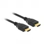 HDMI kabelis DeLOCK 84713 1 m A tipa vīrišķais pret vīrišķo melns