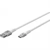 Goobay 74531 USB kabelis balts
